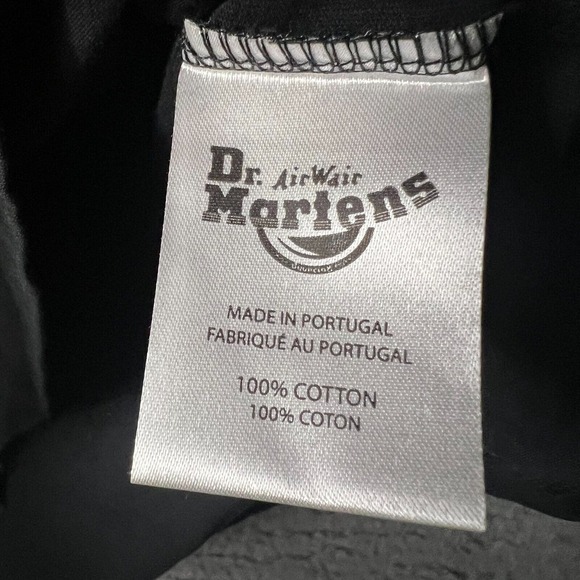 Dr. Martens AirWair T Shirt Mens XL Black Graphic Short Sleeve Crewneck - Picture 4 of 8